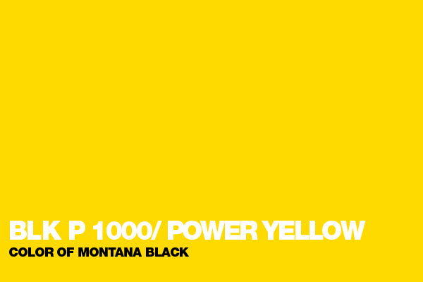 Black Cans P1000 Power Yellow 400ml