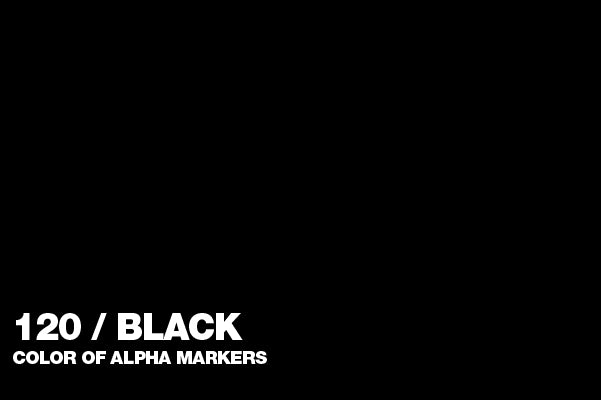 Alpha Brush 120 Black