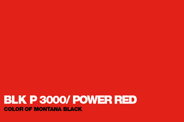 Black Cans P3000 Power Red