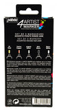 4Artist Marker - Set Metallic 4MM (5 Markers) اقلام فورارتست - مجموعة الميتالك حجم ٤مم