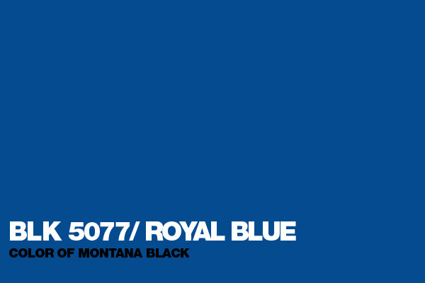 Black Cans 5077 Royal Blue 400ml