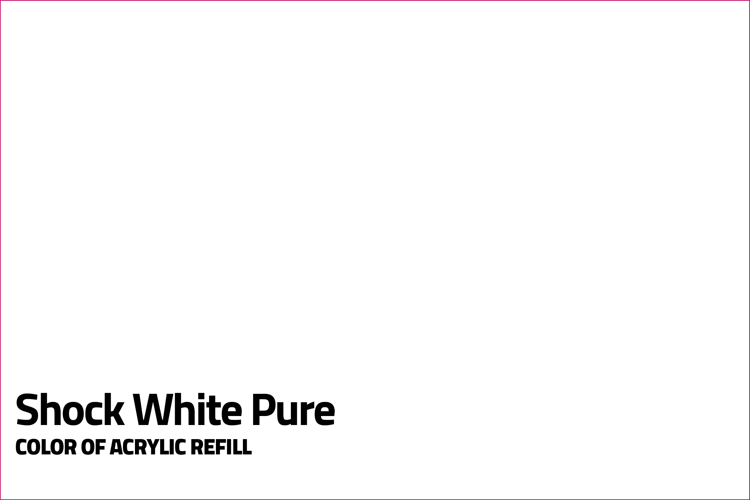 Refill - Sh. White Pure