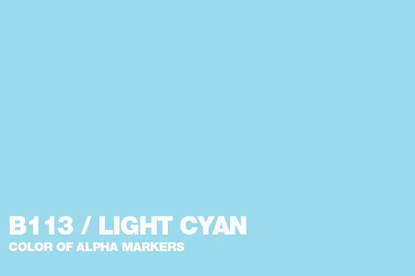 Alpha Brush B113 Light Cyan