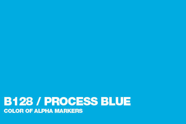Alpha Brush B128 Process Blue