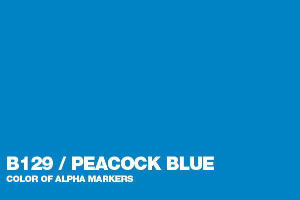 Alpha Brush B129 Peacock Blue