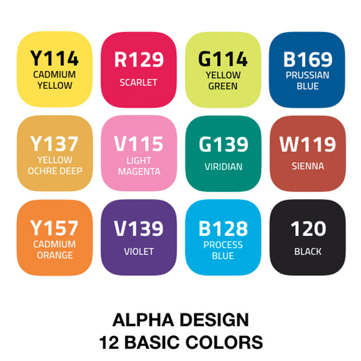 Design Sets - Set 12 Basic Colors