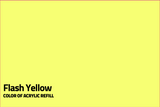 Filled Acrylic Marker - Flash Yellow
