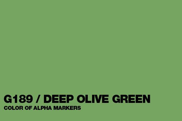 Alpha Design G189 Deep Olive Green