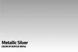 Filled Acrylic Marker -  Metallic Silver