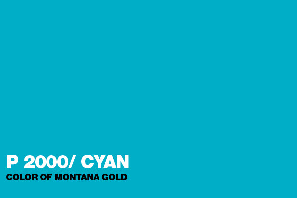 Gold Cans P2000 100% Cyan 400ml