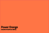 Filled Acrylic Marker - Power Orange
