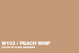 Alpha Brush W103 Peach Whip