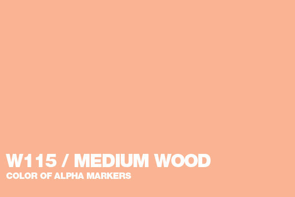 Alpha Brush W115 Medium Wood