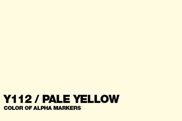 Alpha Brush Y112 Pale Yellow