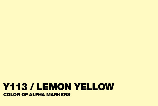 Alpha Brush Y113 Lemon Yellow