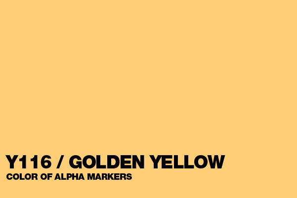 Alpha Brush Y116 Golden Yellow