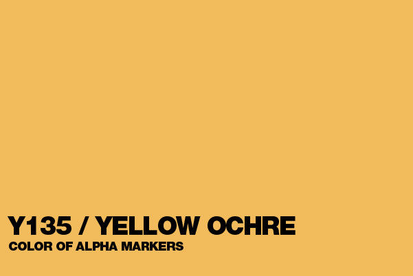 Alpha Brush Y135 Yellow Ochre